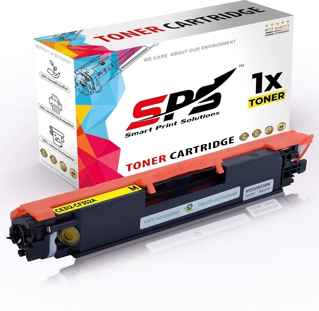 CF352A / 130A Toner Kompatibel für HP Color Laserjet Pro MFP M 177 | 1x Gelb