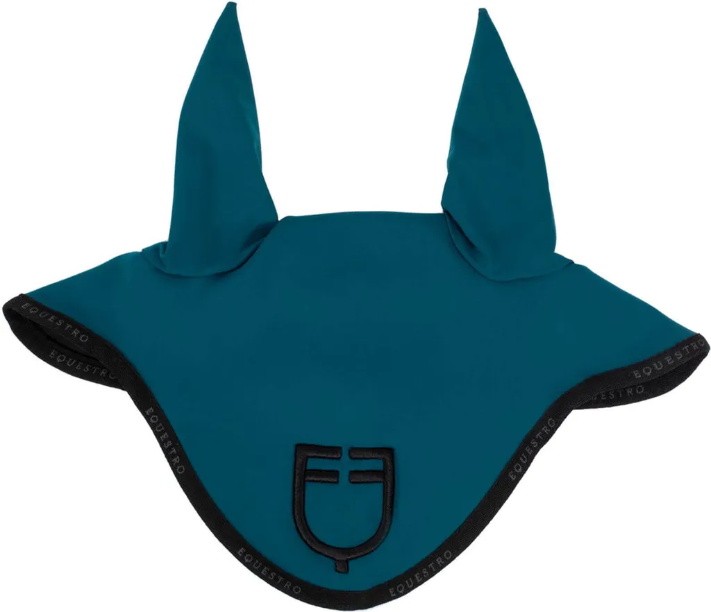 Bonnet anti-mouches cheval Equestro contre le secouement de tête