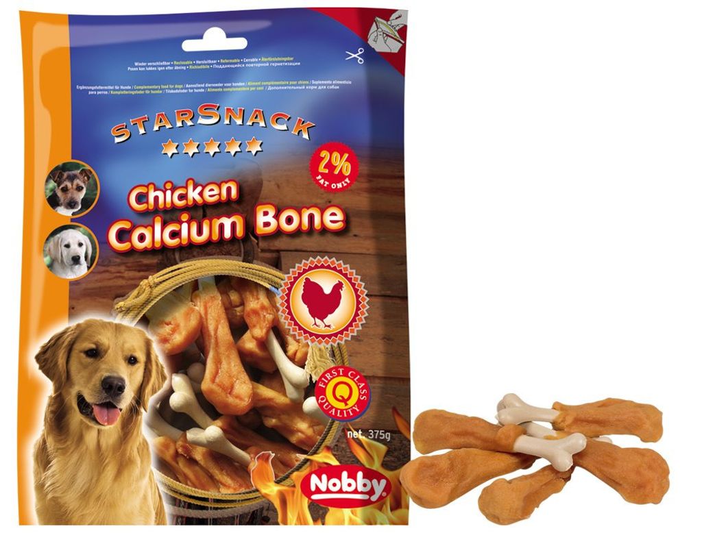 Nobby STARSNACK  Barbecue Chicken Calcium Bone 375 g Produktbild 