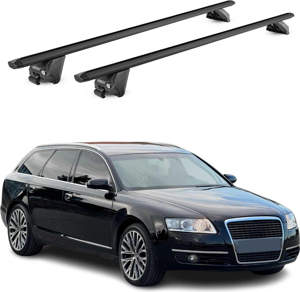 Barres de toit transversales pour Audi A6 SW C6 2005-2011 Image du produit 