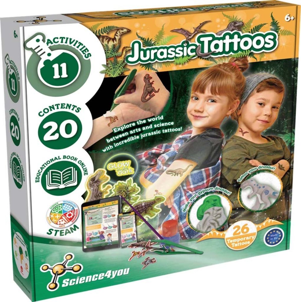 Science4You Science4you Jurassic Tattoos