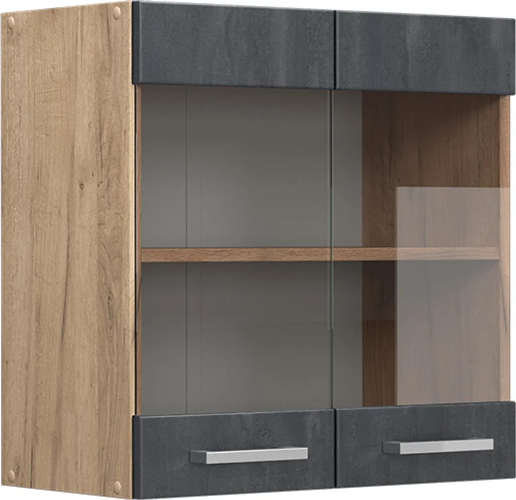 Scheda Tecnica Pensile Vicco R-Line 60cm | Vetro e Cemento Nero