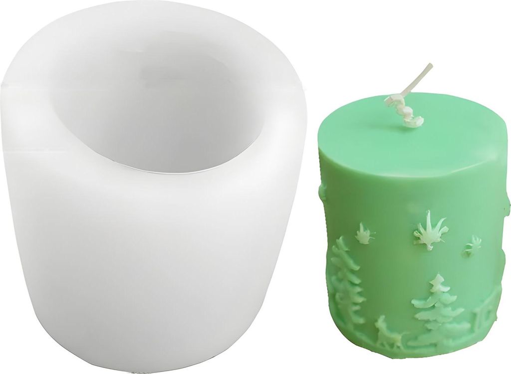 Stampo per candele in silicone per sapone, candela Immagine del prodotto 