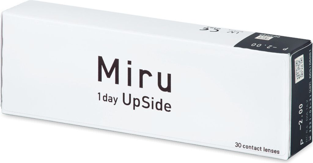Miru 1day UpSide (30 Linsen) Stärke: +2.50, BC: 8.40, DIA: 14.20
