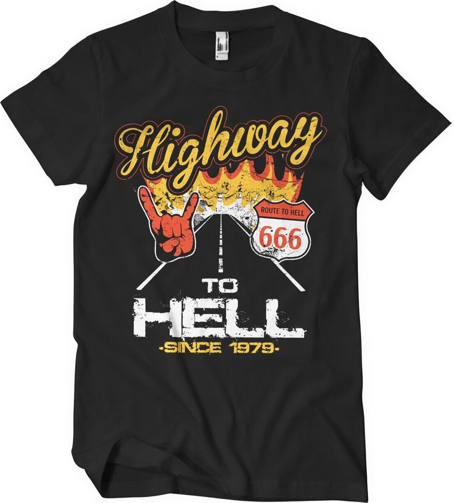 Highway To Hell T-Shirt - Small - Black Produktbild 
