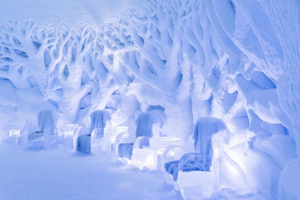 hansepuzzle 31521 - Eisskulpturen Puzzle, 2000 Teile, Natur, 90,0 x 60,0cm mit hochwertiger Aufbewahrung, Kartonbox und wiederverschließbarem Beutel