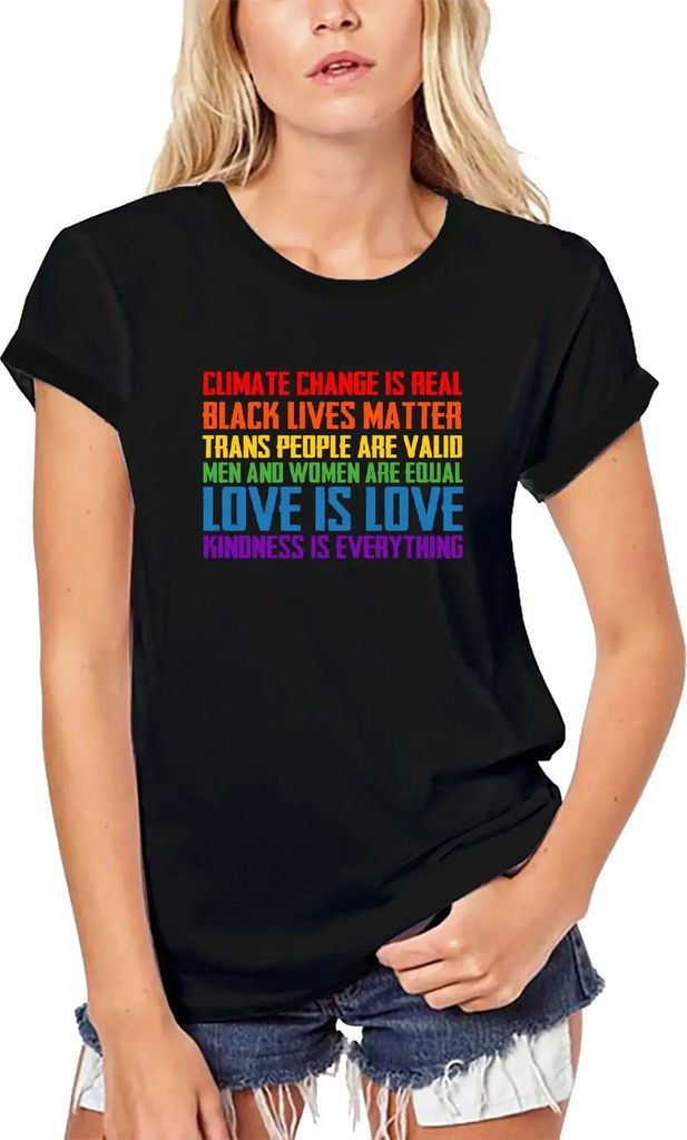 Damen Grafik T-Shirt aus Biobaumwolle Transgender-Menschen sind großartig lgbt – People Transgender Are Magnificent Lgbt – Öko-Verantwortlich...