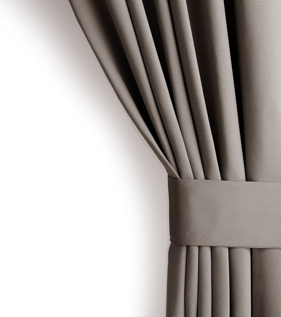 Zasłona AmeliaHome Blackout 140x245 cm beżowa 140X245 Zdjęcie produktu 