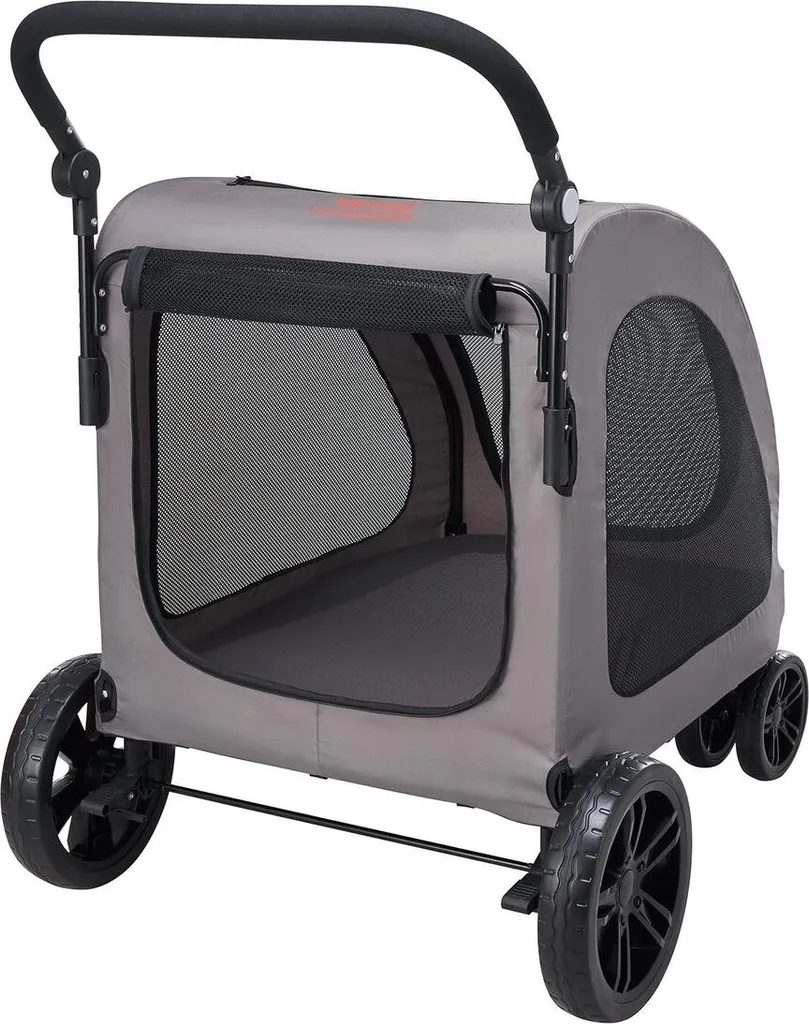 Poussette de voyage pour vieux chiens handicapés charge lourde 70kg