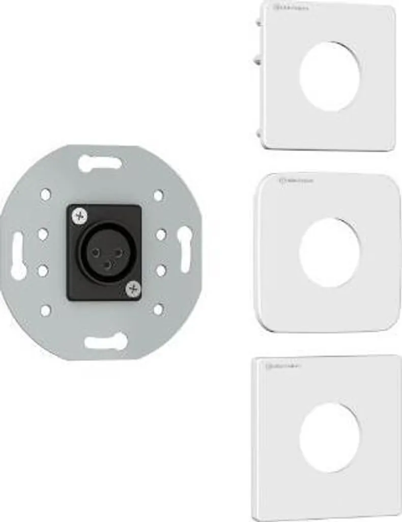Connecteur XLR 3 Broches Kindermann 7456000412 Noir Haute Fidélité