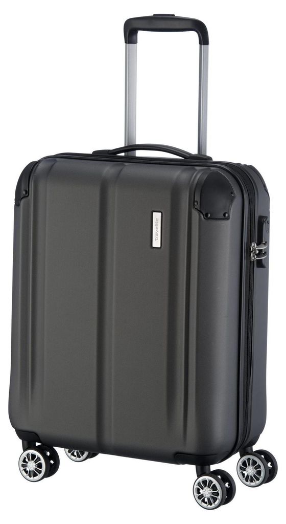 Travelite City, Wózek, Twardy kask, Antracyt, Mały, 4 szt., Zdjęcie produktu 