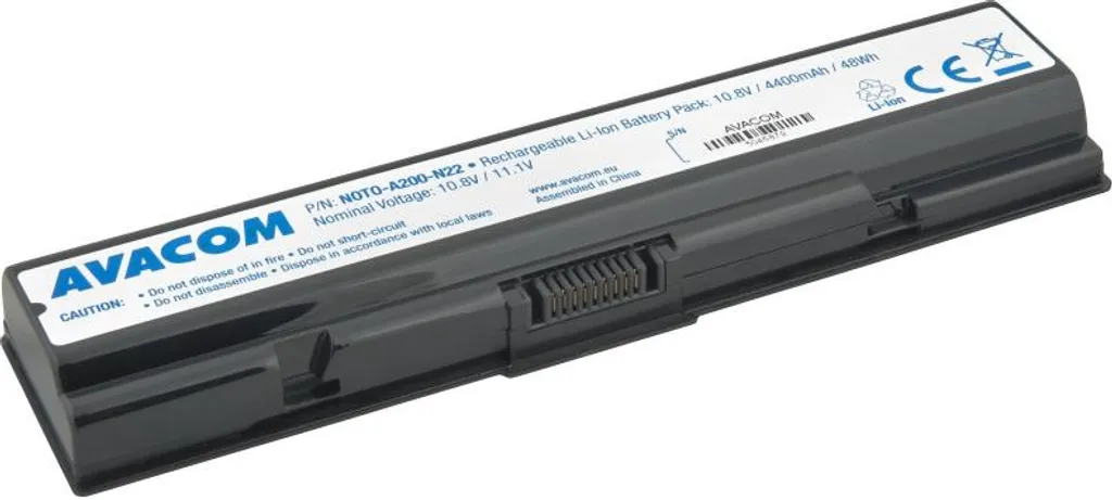 Batterie AVACOM NOTO-A200-N22 pour ordinateur Toshiba Satellite PC