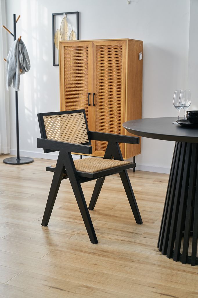 SIT Möbel Armlehnstuhl mit Rattan-Sitzfläche | gepolsterter Produktbild 7