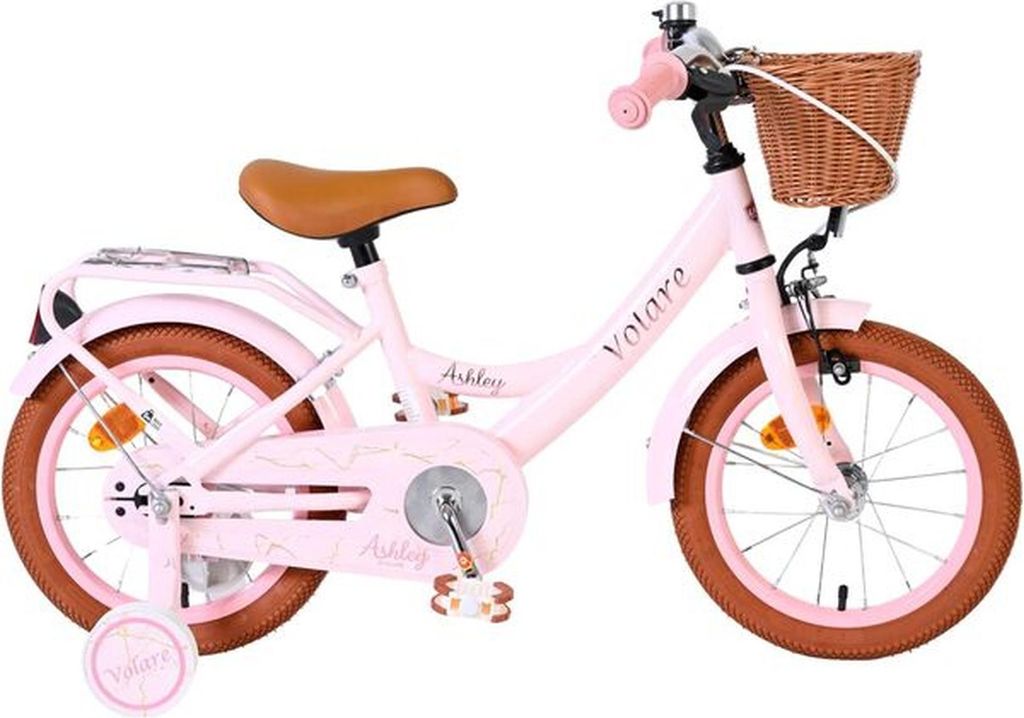 Volare Ashley Kinderfahrrad - Mädchen - 14 Zoll - Rosa Produktbild 