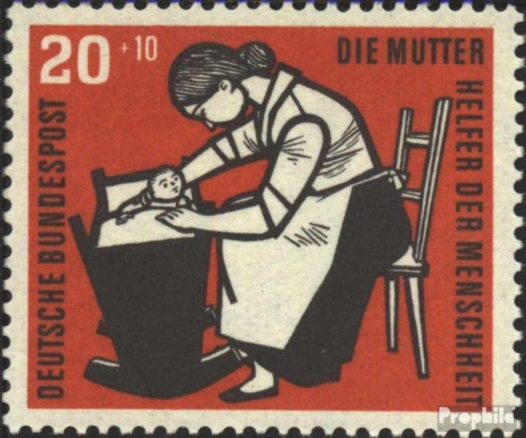 Briefmarken BRD (BR.Deutschland) 1956 Mi 245 postfrisch Kinderpflege
