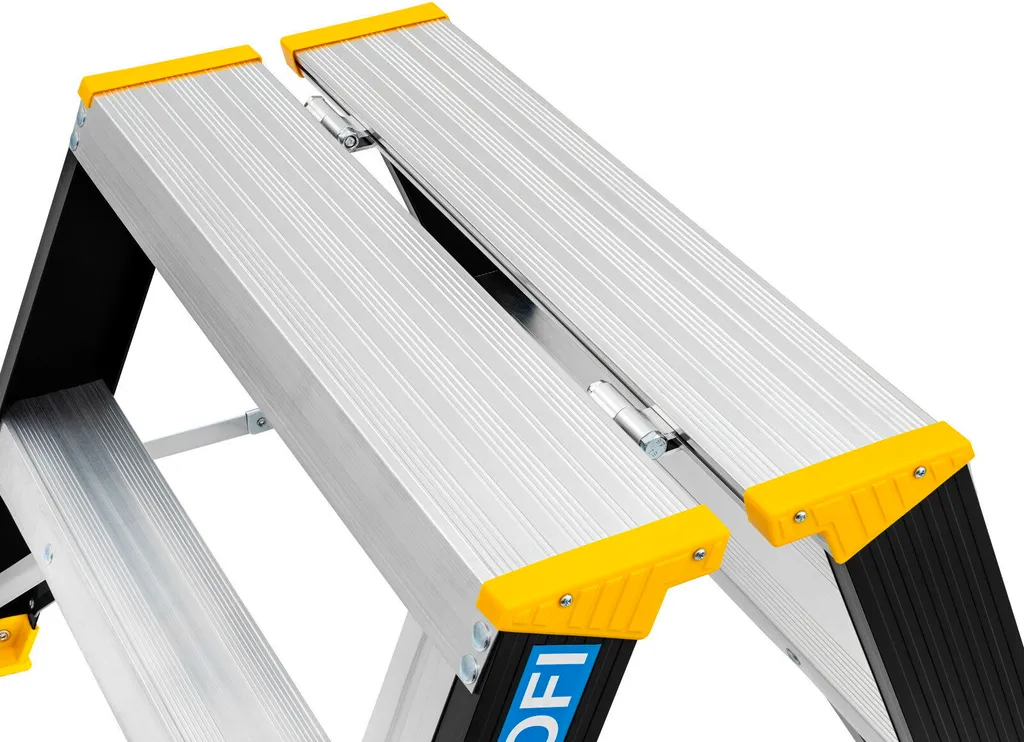Échelle pliable VENBOS Profi Max 5302 en aluminium robuste 2 sections