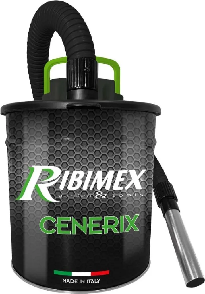 Aspirateur à cendres Ribimex 18 Litres 800W, idéal poêles et barbecues
