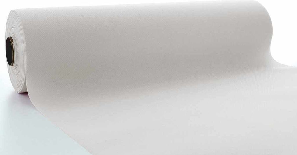 Tischläufer in Weiß aus Linclass Airlaid 40 cm x 24 m, 1 Stück