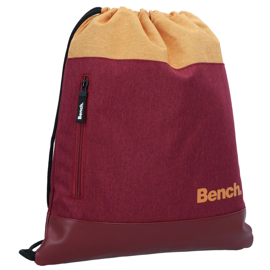 Bench Gymbag Borsa Ginnastica - Ocher Berry Multicolore con Tasca Zip - 3
