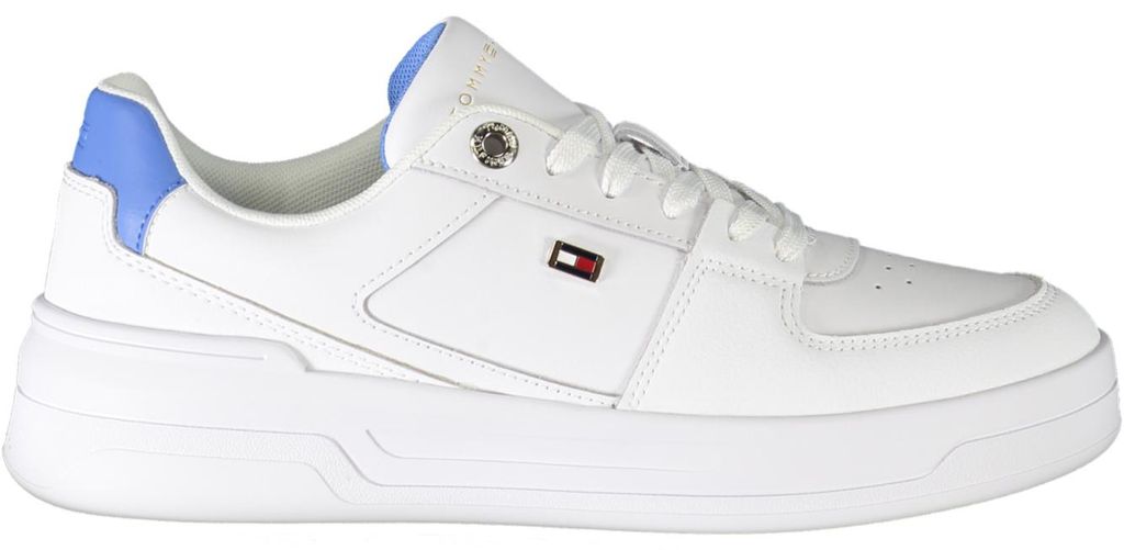 Damen Sportschuhe in Weiß mit Schnürsenkeln und Kontrastdetails