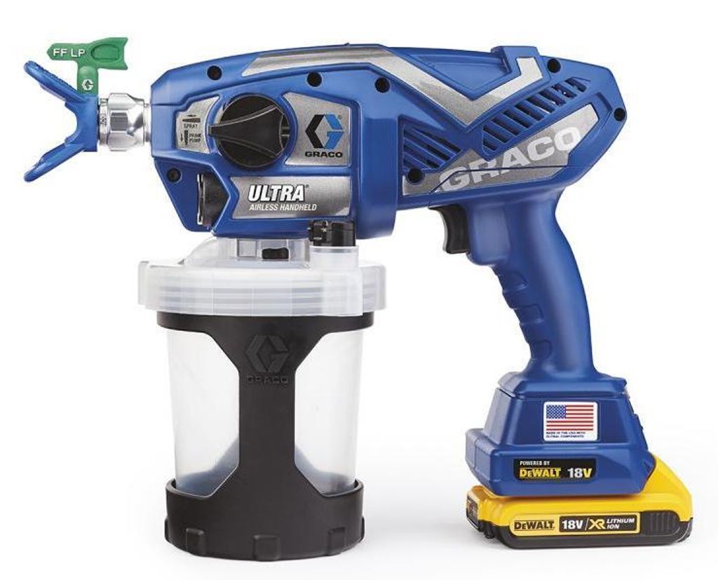 Graco pistolet do malowania ultra airles ( 2 x aku. 2ah Zdjęcie produktu 