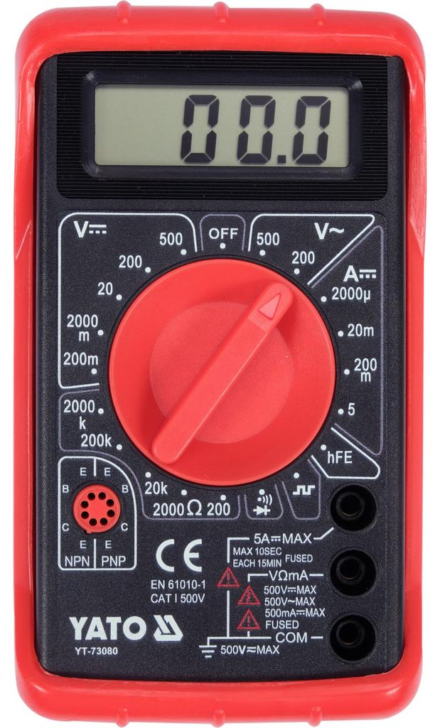 Yato YT-73080, Digitálny multimeter, Ručný multimeter, 0 - Obrázok produktu 