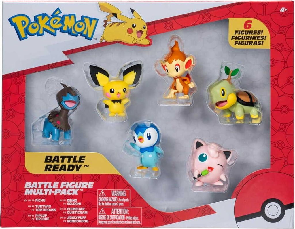 Pokemon Battle Figuren Multipack Seria 5 6 Stk. Jazwares Produktbild 