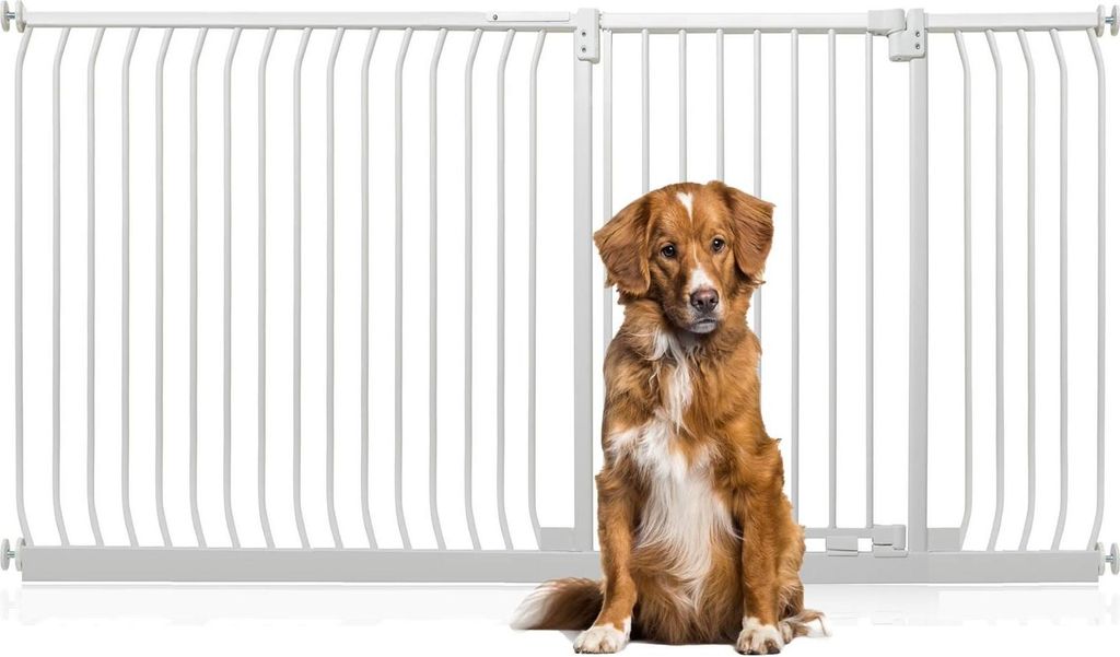 Bettacare Extra Tall Elite Hundegitter, 198cm - 207cm, Weiß