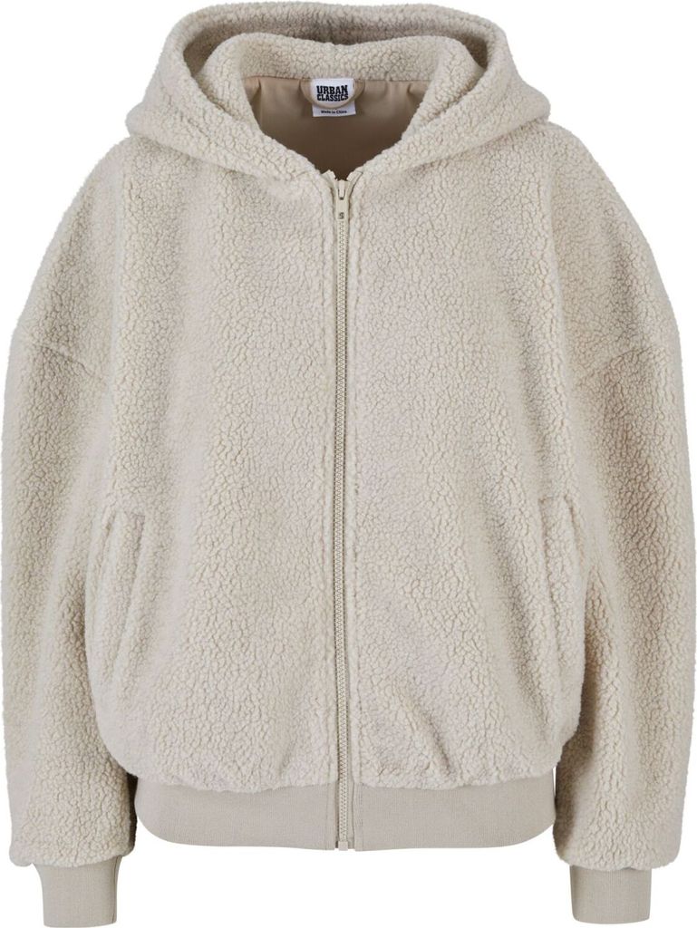 Urban Classics Ladies Oversized Sherpa Zip Hoody - 3XL
