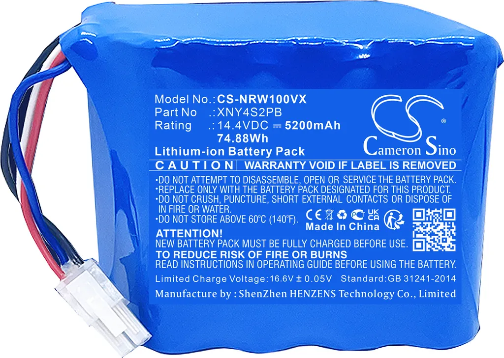 Batterie TECHTEK pour Narwal J1 J2 T10 YJCC001 Remplace C392-B-4S2P