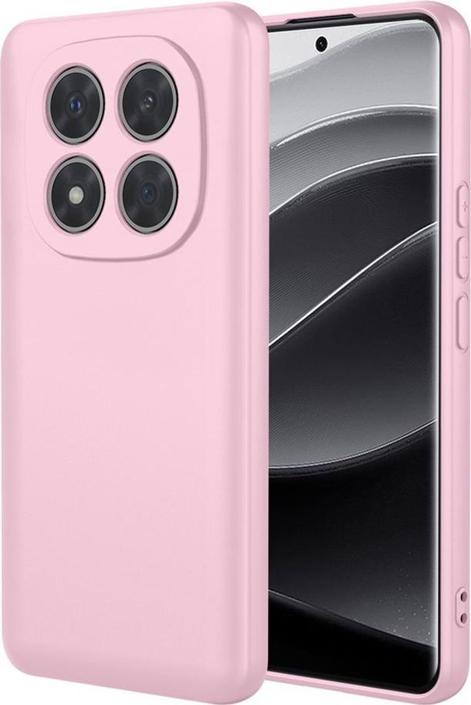 Hülle für Xiaomi Redmi Note 14 Pro Plus - Phonesta Soft Silk Silikon Back Cover - Rosa