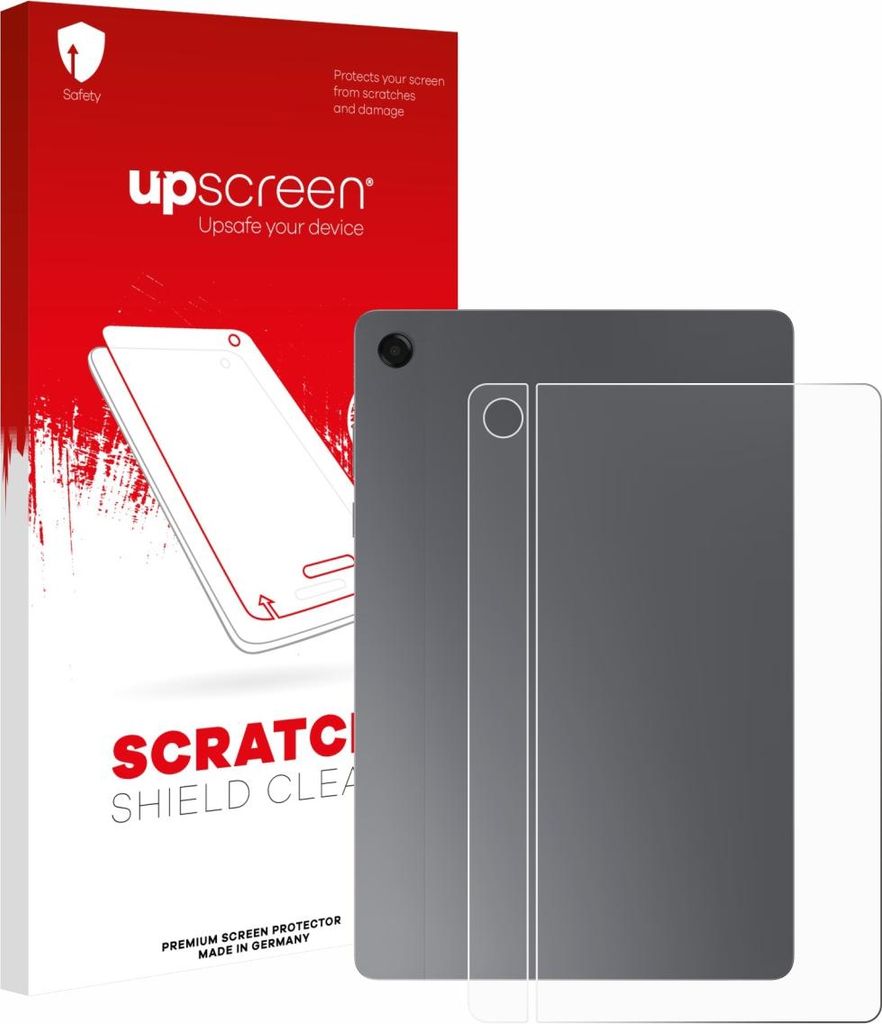 upscreen Schutzfolie für Samsung Galaxy Tab A11 Plus 5G 11" (Rückseite) Displayschutz Displayschutzfolie Folie Klar Transparent