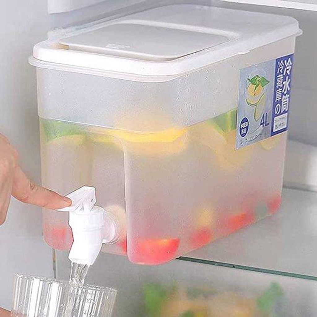 Famanu Getränkespender mit Zapfhahn - 4 Liter - Kunststoff Produktbild 