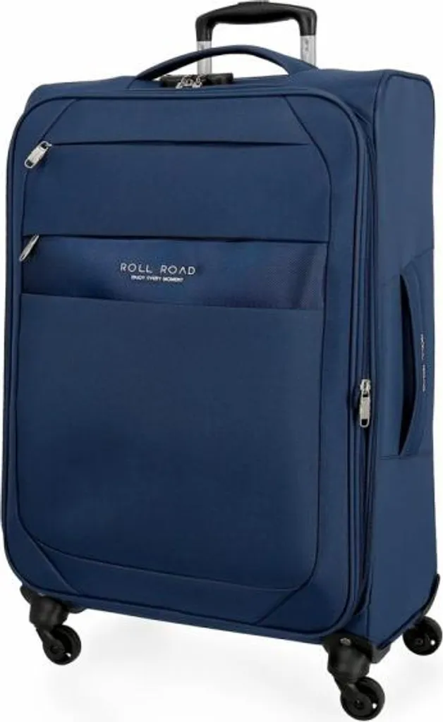 Valise souple moyenne 66cm Roll Road Royce Bleue Bagage de soute 64L