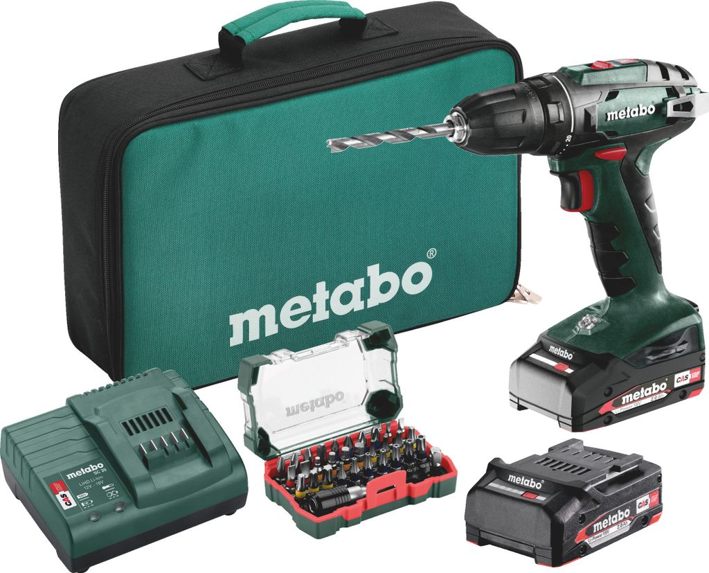 Metabo BS 18 Set Akku-Bohrschrauber