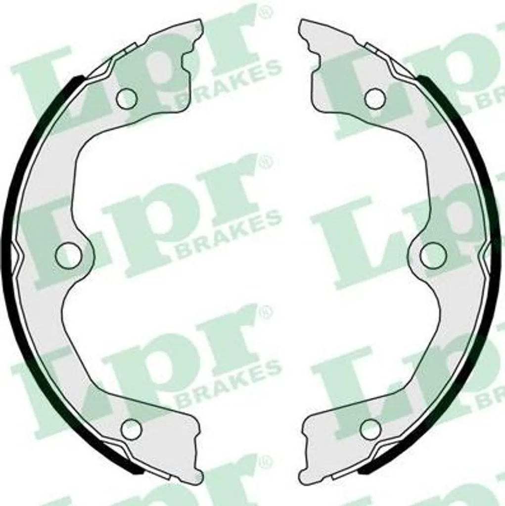 LPR 01114 Set Ganasce Freno a Mano Honda Accord Civic Legend 43053SJA000