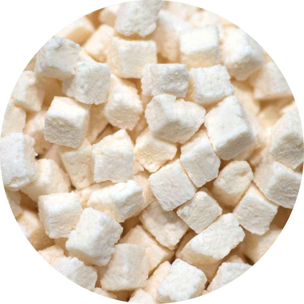 Getrocknete Kokoswürfel (Kokosnusswürfel) Produktbild 