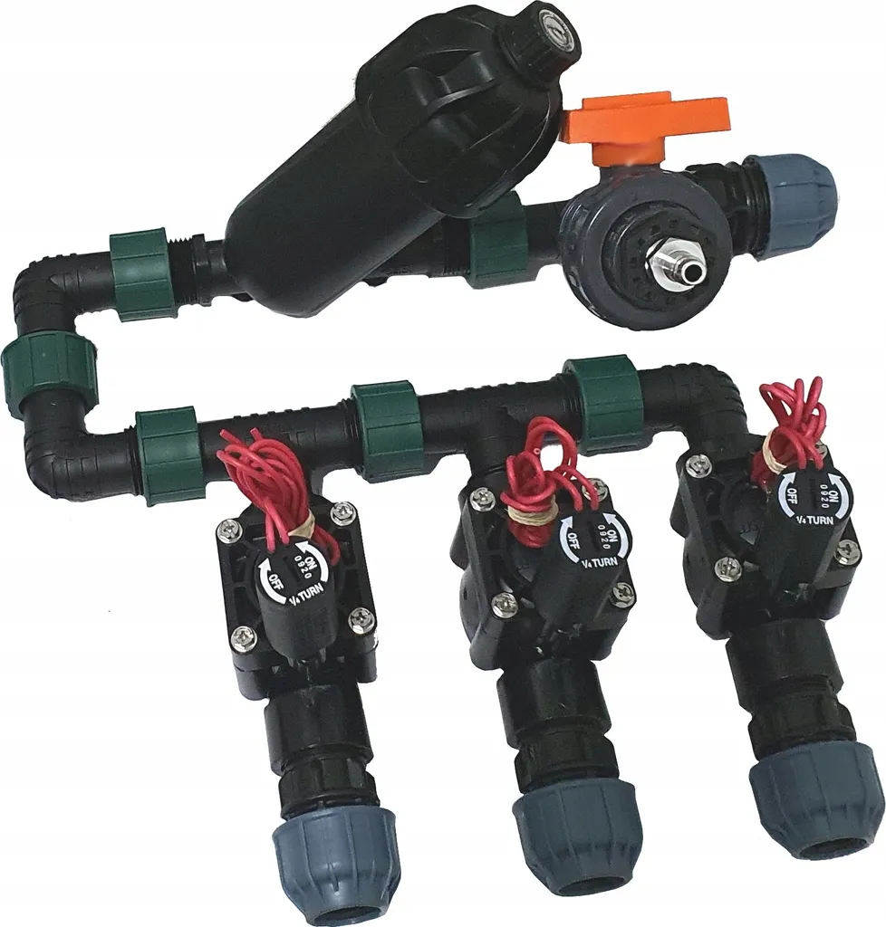 Vannes d'irrigation 25mm lot de 3 unités pour système d'arrosage enterré