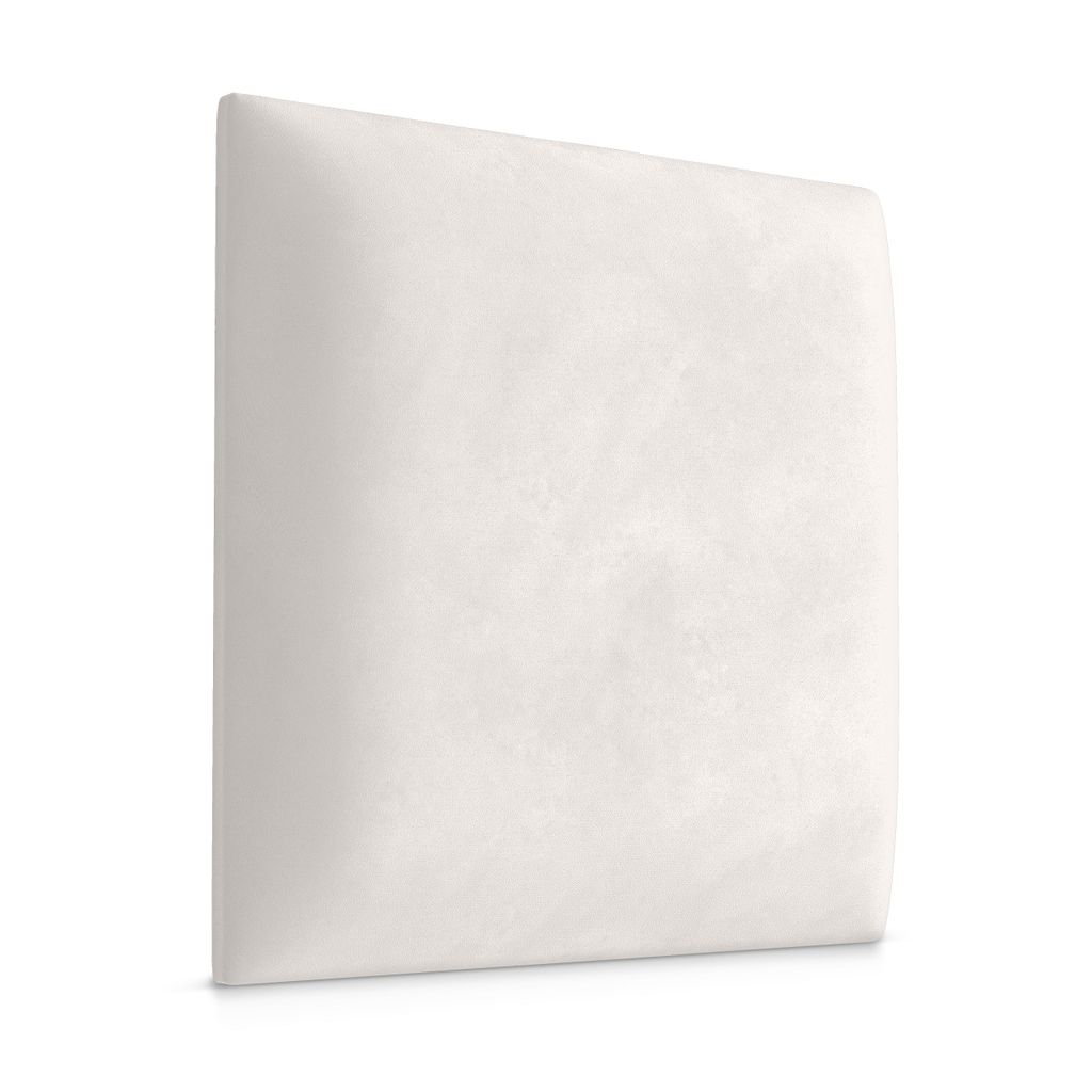 Muralo Polsterpaneel WANDKISSEN Wandpolster Bettkopfteil Wandpaneel Creme 30 cm x 30 cm