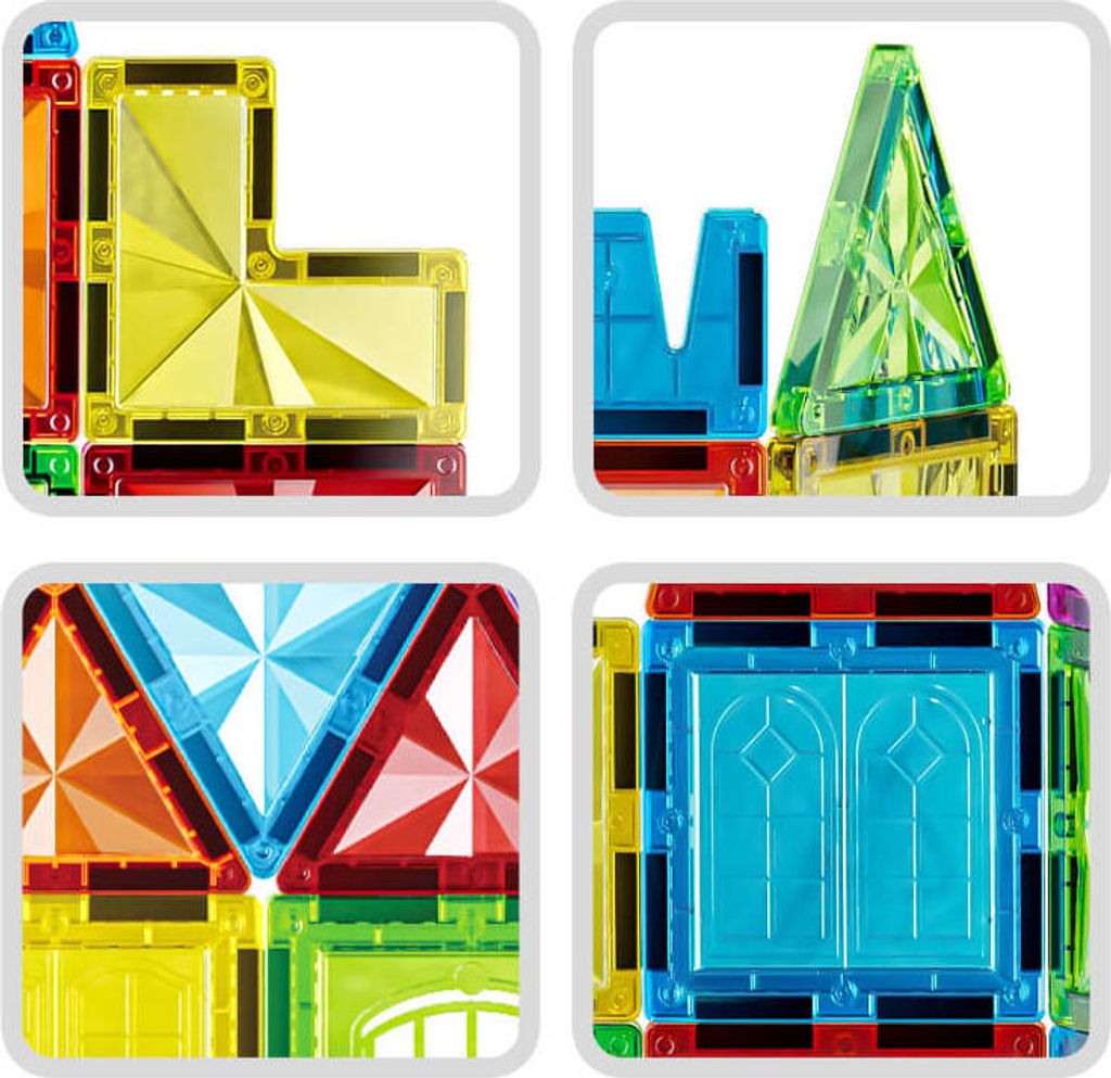Magnetická stavebnica Diamond 115ks sada - Magnetic Tiles Obrázok produktu 11
