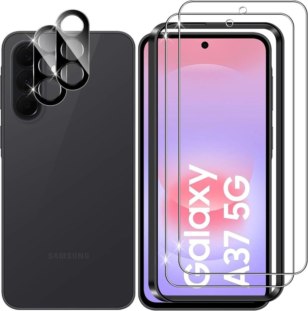 2X 3D Schutzglas ( Display + Kamera ) für Samsung Galaxy Produktbild 