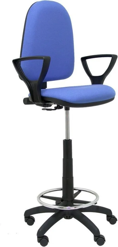 Siège de bureau technique Ayna Bali bleu à accoudoirs fixes robustes