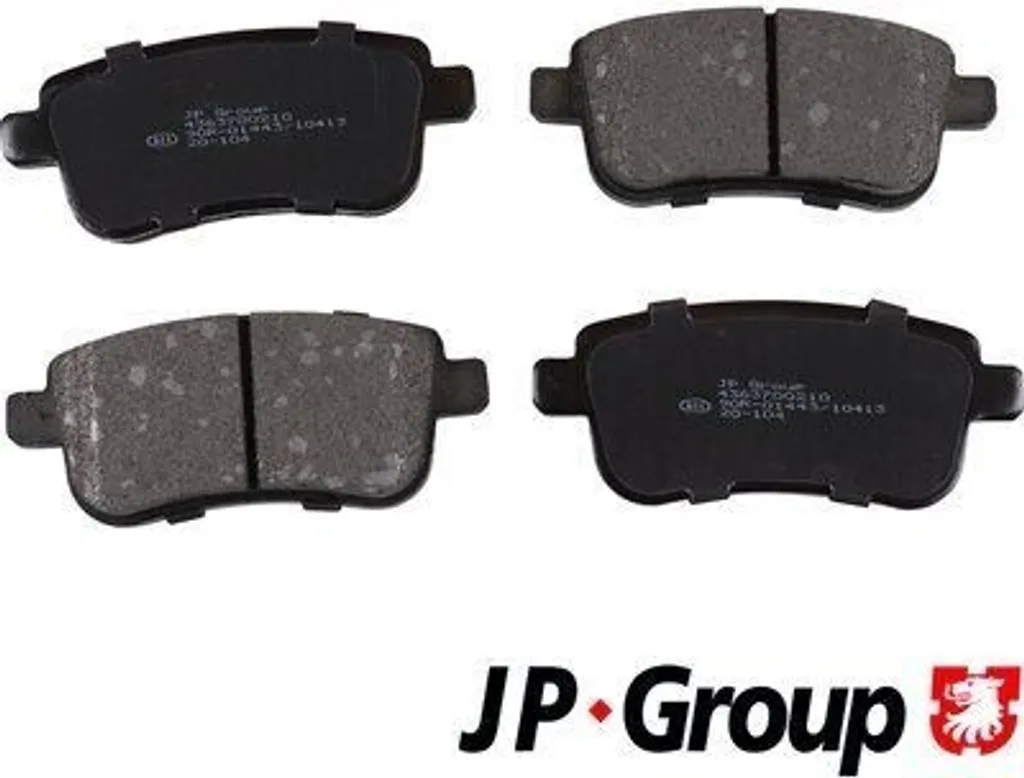 Plaquettes de frein arrière anti-bruit pour Grand Scenic III 4406000Q3C
