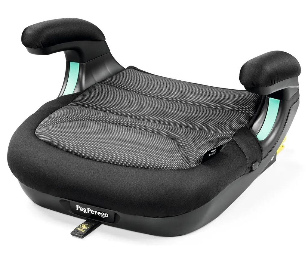 Peg Perego Viaggio Shuttle Crystal Black Auto-Sitzerhöhung mit Isofix für Kinder ab 125 bis 150 cm bis 36 kg