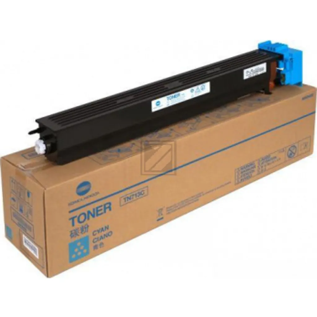 Cartouche Toner Cyan TN-713C pour Bizhub C659 - Rendement 33200 Pages A4