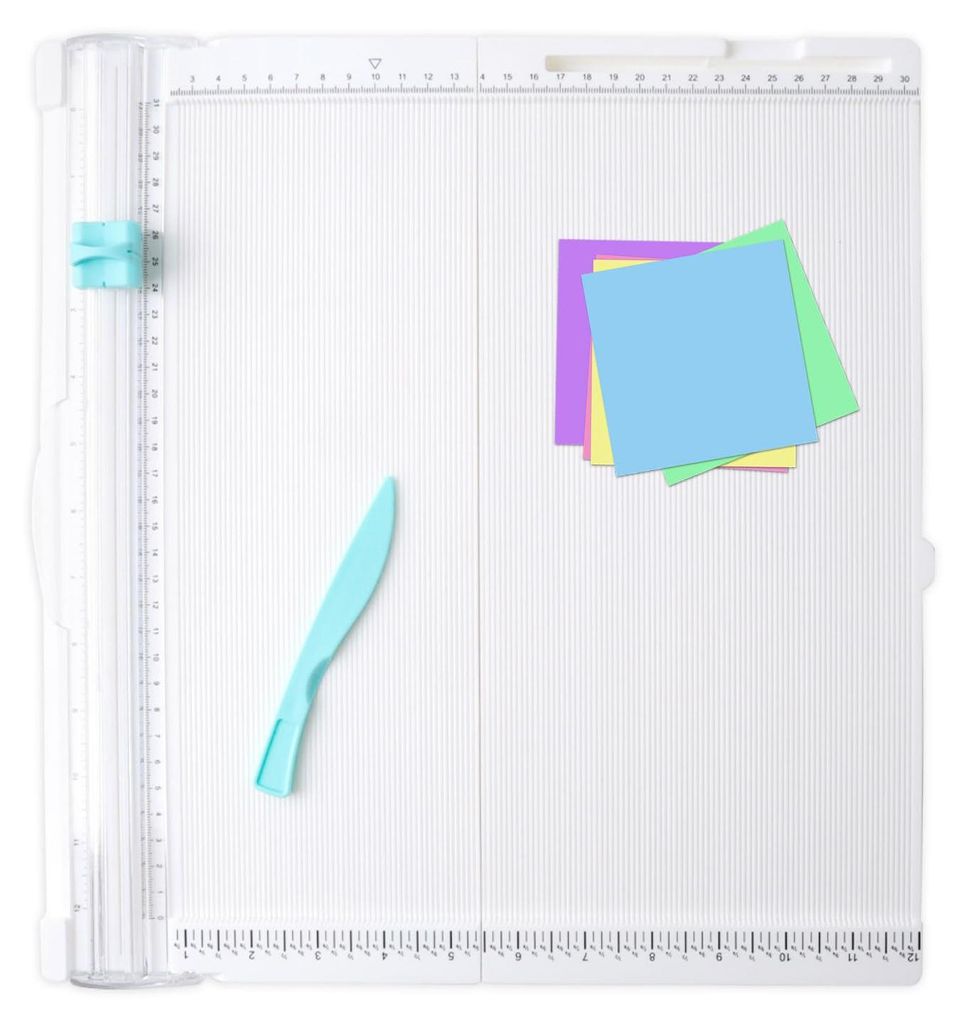 Papierschneider mit Falzbrett, 35 x 36 cm, 2-in-1