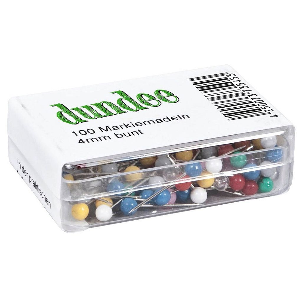 dundee Pinnnadeln farbsortiert, 100 St. Produktbild 