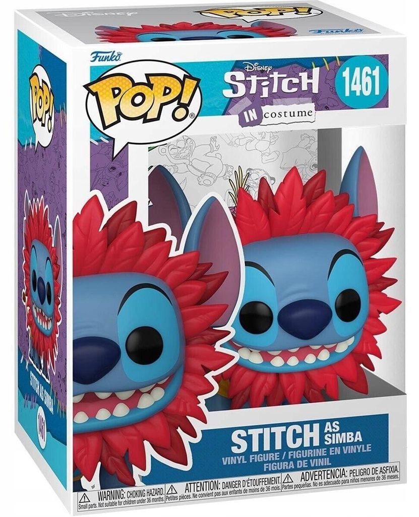 Disney Stich in Costume - Stitch as Simba 1461 Funko Pop! Produktbild 