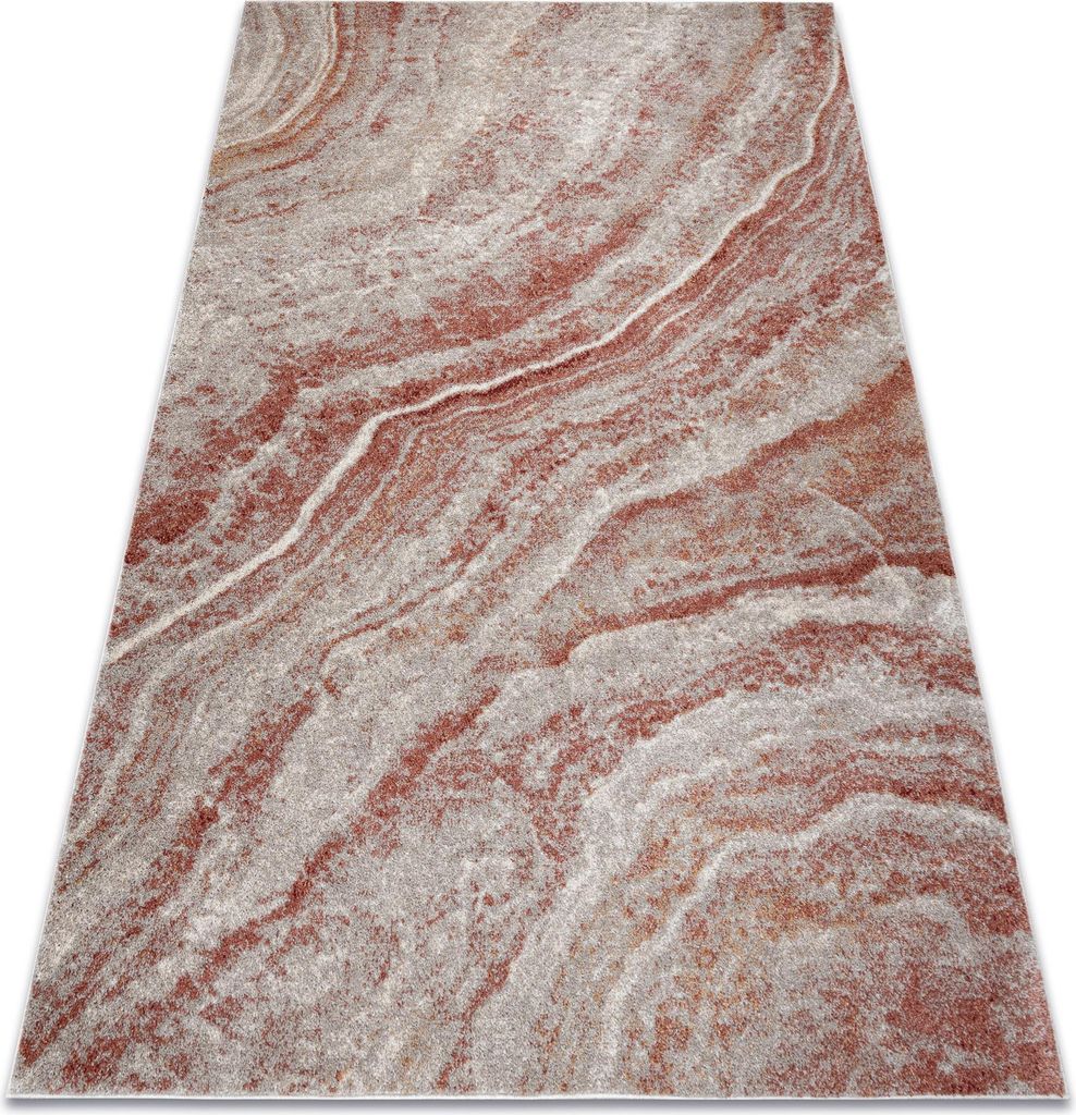 Teppich FUSION 9776 beige / Terrakotta - Abstraktion, modern, abstrakt rot 120x170 cm