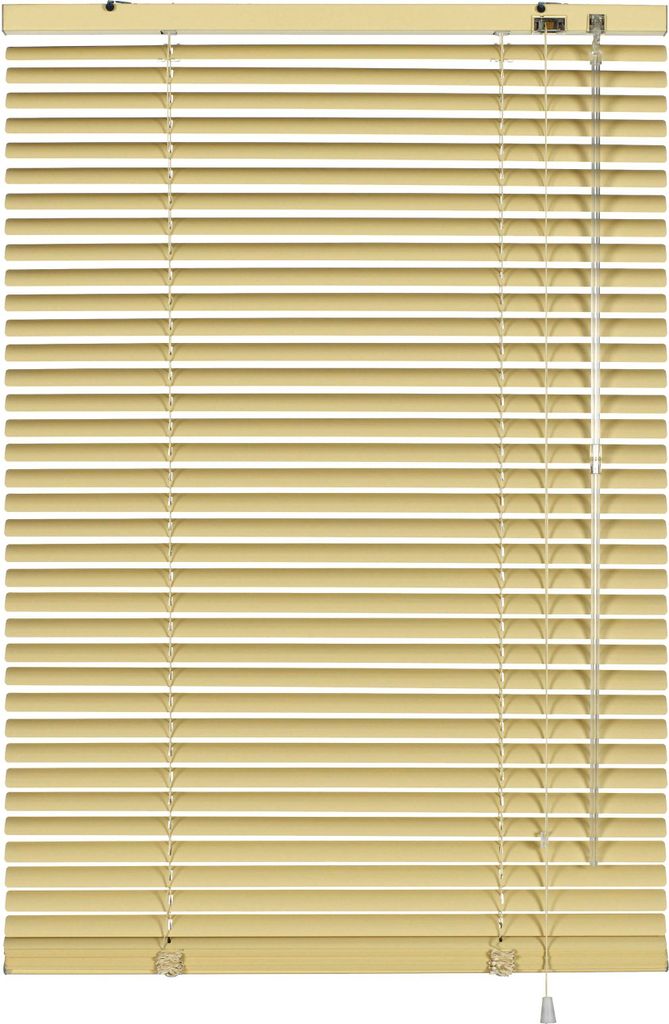 Gardinia Aluminium-Jalousie 25 mm beige 60 x 175 cm Produktbild 